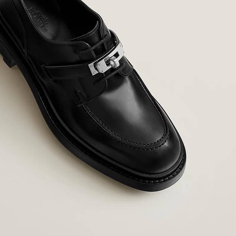 Giày Hermes First Derby Shoe Nữ Đen